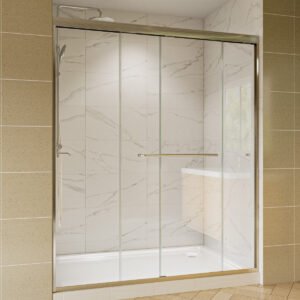 Framed Double Sliding Shower Door - Model D