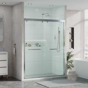 Framed Double Sliding Shower Door - Model C