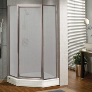 Framed Curved Double Sliding Door - Model F